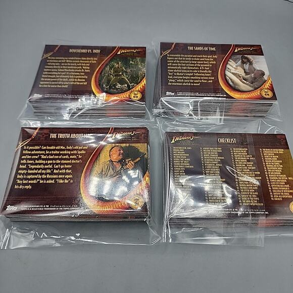 Indiana Jones Kingdom of the Crystal Skull Topps 2008 Random Cards READ - Picture 2 of 9